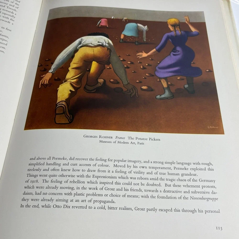 The Moderns Gaston Diehl Art History Book 1961 Treasury of Painting World